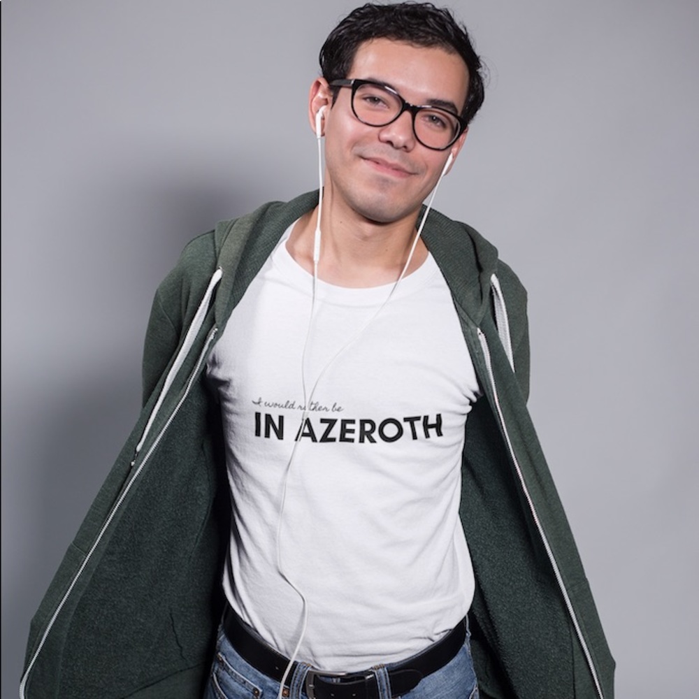 IN AZEROTH WORLD OF WARCRAFT TEE